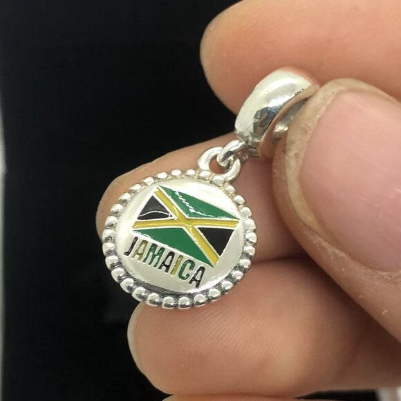 ✨🔥Pandora JAMAICA Flag Exclusive Charm Pendant - Picture 2 of 4